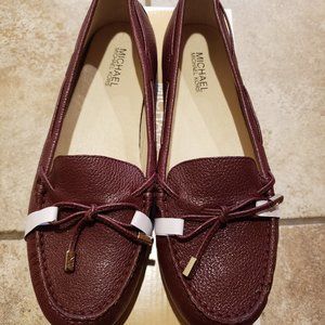 Michael Kors Daisy Moccasins-Merlot